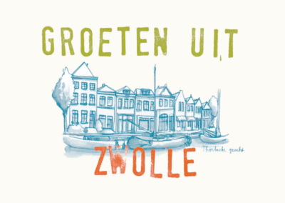 Serie ansichtkaarten Zwolle
